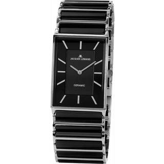 Jacques Lemans 1-1651A York Keramik Damenuhr 20mm 5ATM