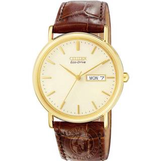 Citizen BM8242-08P Eco-Drive Brown Leather Strap Watch - W38168