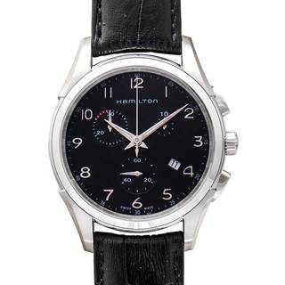 Hamilton H38612733 American Classic Jazzmaster Thinline Sort/Læder Ø43 mm