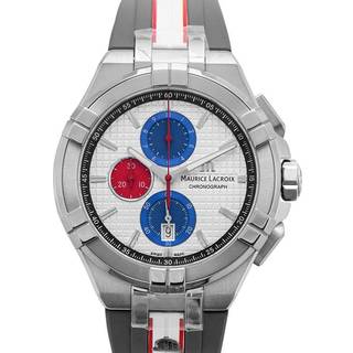 Maurice Lacroix AI1018-TT031-130-2 Aikon Hvid/Gummi Ø44 mm