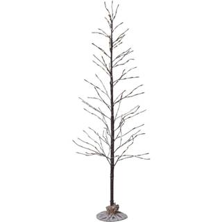 LED-dekorationstræ Tobby Tree IP44 brun højde 150 cm