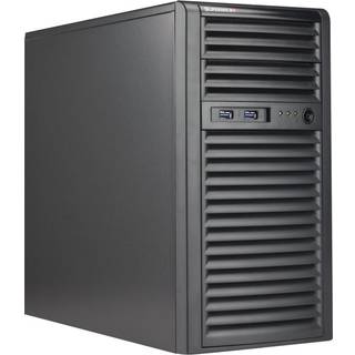Supermicro SC731 i-404B - Kabinet - Tower - Sort