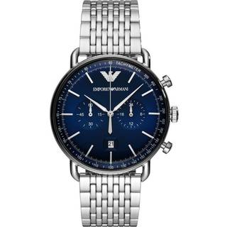 Emporio Armani Aviator Silver Herreur AR11238