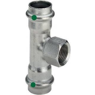 Viega Sanpress Inox T-stykke 18 mm x 3/4" x 18 mm rustfrit stål