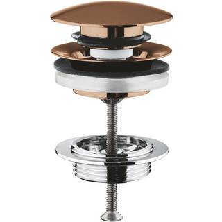 GROHE push-open bundventil, 1 1/4", Ø64 mm, børstet warm sunset kobber