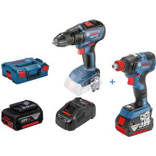 Værktøjssæt Bosch (GSR 18V-50 + GDX 18V-200); 18 V; 2x4,0 Ah batt.