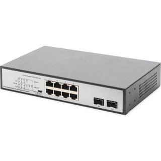 DIGITUS DN-95140 - switch - 8 ports - unmanaged - rack-mountable