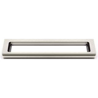 Unidran 1500 Classicline ramme 1200 mm H 10 mm. Rustfrit stål/Børstet