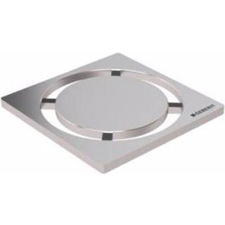 Geberit Circle Rist 8 x 8 cm. Børstet stål