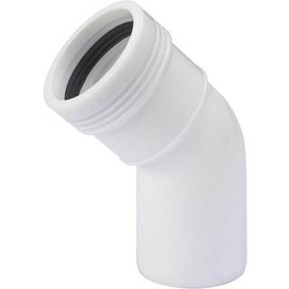 Wavin Pp Bøjn 45Gr 32Mm M/1Mf Hvid