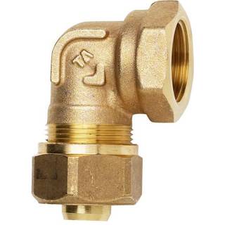 TA kompressionsvinkel 3/4"-20 mm til pex , muffe