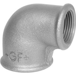 GF  vinkel sort mf/mf 90gr 1/2x3/8