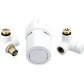 Danfoss RTX ventilsæt venstre hvid RAL 9016