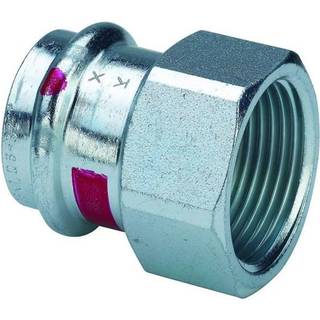 Viega Prestabo overgang 28 x 3/4" muffe/muffe forzinket stål