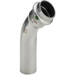 Viega Sanpress Inox bøjning 45° 35 Rustfritstål/blank, 435424