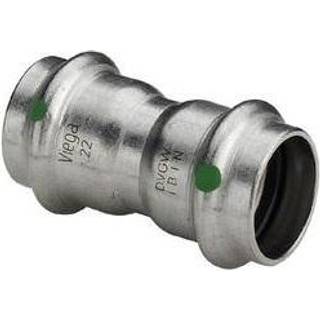Viega Sanpress inox muffe 15 mm rustfrit stål