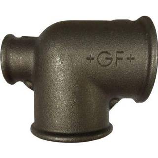 +Gf+ T-Stykke Sort 1 1/2X1 1/2X1/2 Gf Georg Fischer
