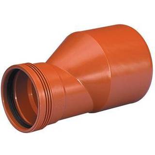 Wavin 160x110 mm reduktion wafix pp rød