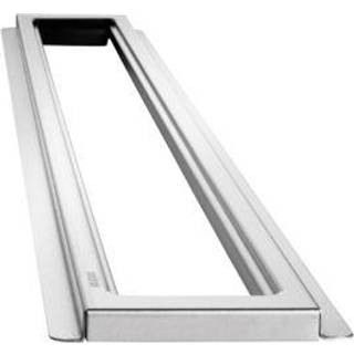 Unidrain ClassicLine ramme til fritliggende, 700/10 mm, Børstet stål