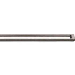Unidran 1500 Classicline ramme 1200 mm H 8 mm. Rustfrit stål/Børstet