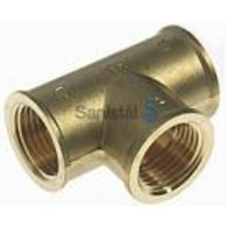 Tee 1.1/2". Messing