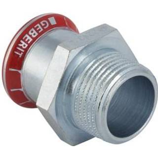 Geberit 1551025 Overgangs muffe UTV. gevind, galvaniseret 35 x 32 mm