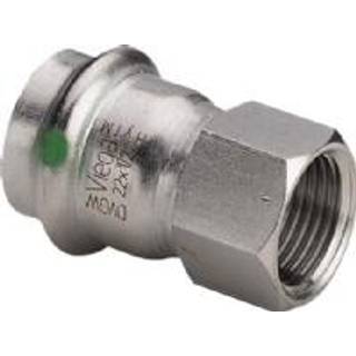 Viega Sanpress Inox overgang 22 x 1" rustfrit stål