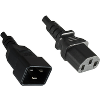 MICROCONNECT PowerCord C13-C20 0.5M Black