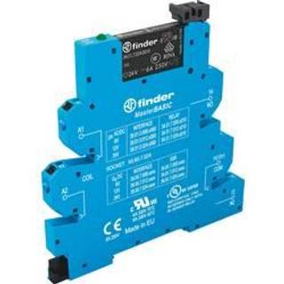 Relæ Smalt 6,2Mm 6A 1C/O 24V Pushin Finder