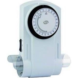 REV Timer Mekanisk 2-fold - Hvid
