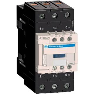 Schneider TeSys D kontaktor LC1D65AP7, 3P 65A AC-3 30kW@400V, 1NO+1NC hjælpe kontakt, 230V 50/60Hz AC spole