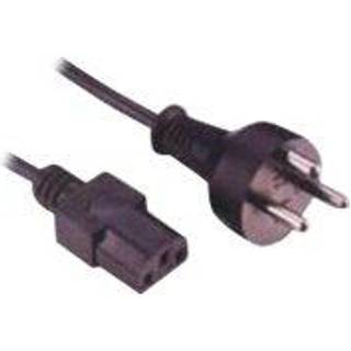 MicroConnect Apparat strømkabel m. DK jordstik (Type-K C13) | 5 m | PRIS-MATCH