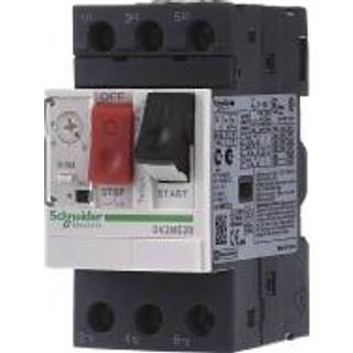 Schneider Electric Tesys gv motorværn gv2me20, termisk magnetisk, 13-18a 7.5kw@400v icu15ka, trykknap