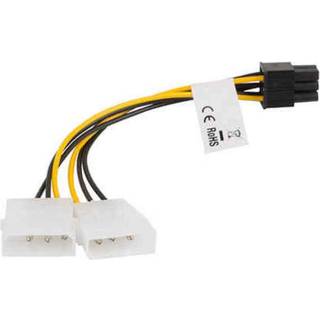 Lanberg HDD Molex (Han/Hun) 3 Pin til BTX 6 Pin PSU Kabel 15cm