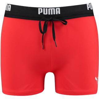 Puma Logo Swim Trunks - Red - X-Small