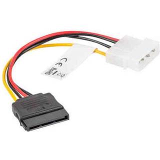 Lanberg Molex (Han) til SATA (Hun) Kabel 15cm