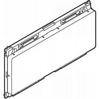 LK OPUS 66 indsats kombi blænddæksel 2 modul vandret, hvid 500N6582