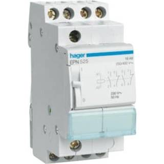 Hager Kiprelæ 16A 250V 2sl+2br spole 230V