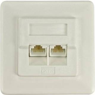 Deltaco Unshielded wall RJ45 plug