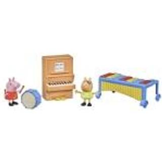 Peppa Pig Peppa's Adventures PEPPA's Making Music Fun Preschool Toy med 2 figurer og 3 tilbeh?r i alderen 3 og op