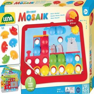 Lena Mosaik Mit første Perlesæt 36 stk. 32mm, Rød