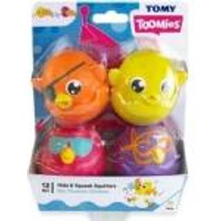 Tomy Toomies Hide & Squeak Badedyr - 4 stk