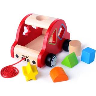 Pintoy Glad Bil sorteringslegetøj (fra 12 M)