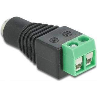 DELOCK Adapter Terminalblock 2pin -> DC 2,1 x 5,5m