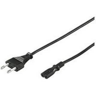 MICROCONNECT Power Cord Notebook 0.5m Black