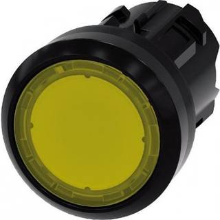 Siemens Lystryk, med flad trykknap, gul