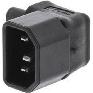 Vinklet C14 til C7 adapter | PRIS-MATCH