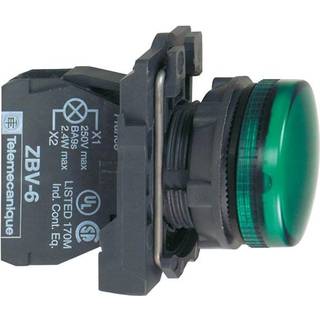Schneider Electric Lampe m/LED komp grøn 230-240VAC