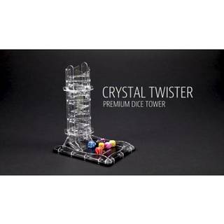 Gamenic Crystal Twister Premium Dice Tower | Unik terningrullingserfaring | Tilbeh?r til br?tspil bordplads og terninger rullende spil | Let saml