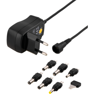 Deltaco strømadapter 230V til 3-12V DC 600mAh uds